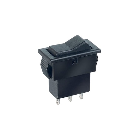 Apem Inc Rocker Switch, Spdt, Momentary, Solder Terminal, Rocker Actuator, Panel Mount AS37S010010